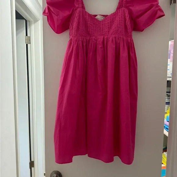 Hyacinth House Mini Fuchsia French Dress - Picture 2 of 3